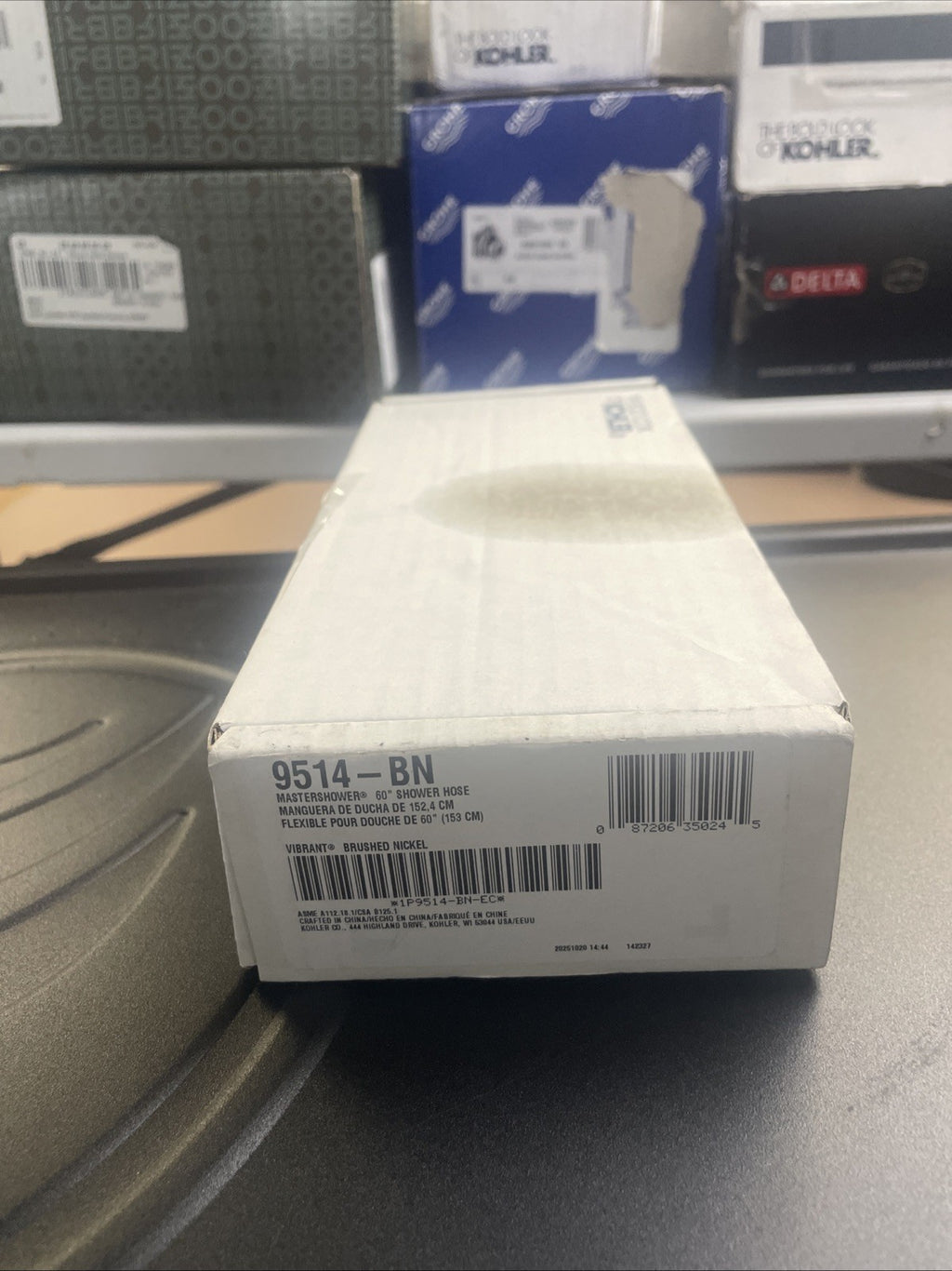 KOHLER K-9514-BN MasterShower Shower Hose, Vibrant Brushed Nickel- New Open Box