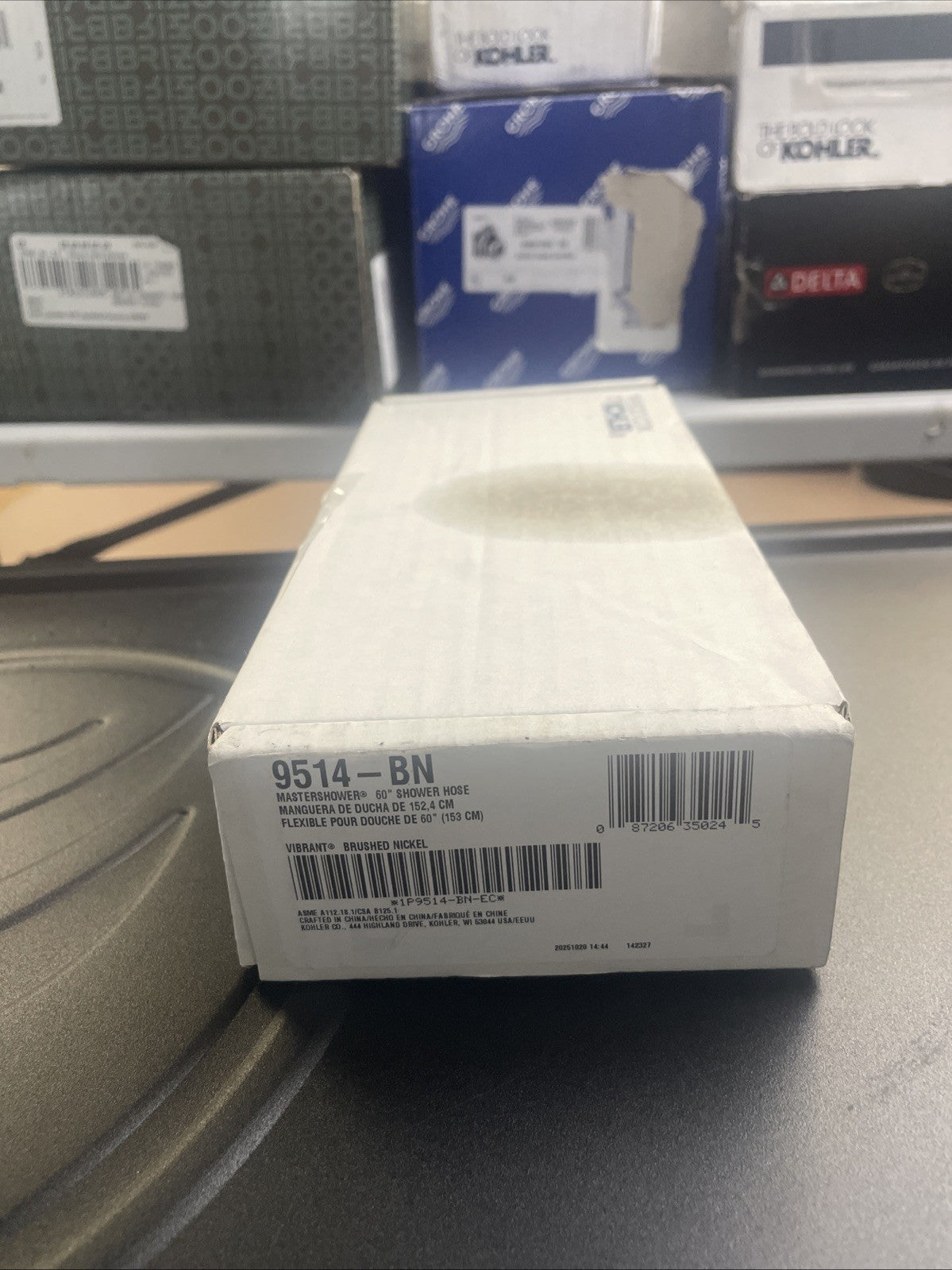 KOHLER K-9514-BN MasterShower Shower Hose, Vibrant Brushed Nickel- New Open Box