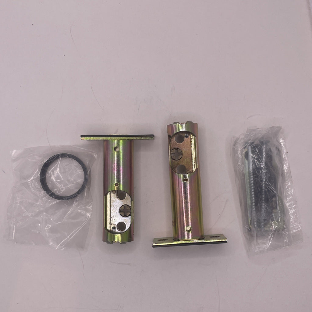 Emtek 8468US19 Brass Rectangle Single Cylinder Keyed Entry Deadbolt - *READ*