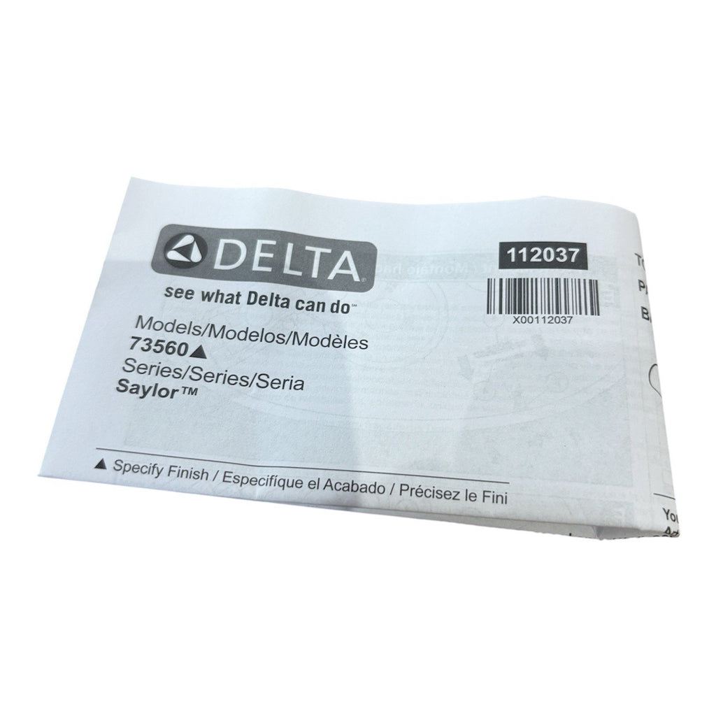 Delta 73560 Toilet Tank Lever Flush Handle Replacement in Polished Chrome Finish
