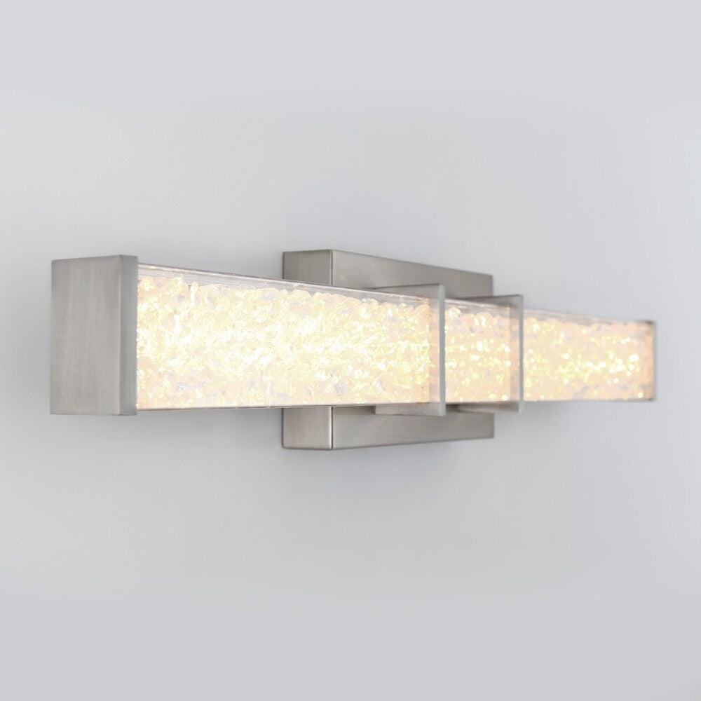 Artika Riviera 27 in. 1-Light Brushed Nickel LED Vanity Light New