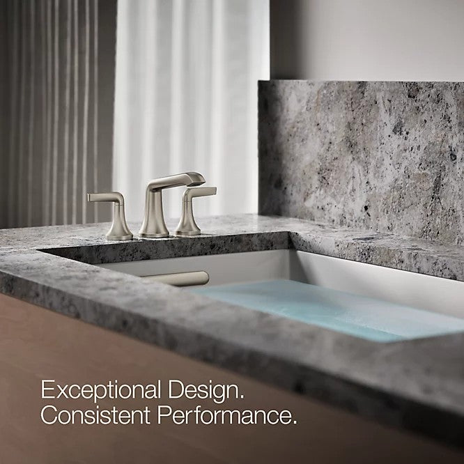 Kohler Tempered T22024-4-BN Deck Mounted Roman Tub Filler in Brushed Nickel