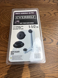 Everbilt Easy Touch 1 1/2 in White PVC Pipe Bath Drain Matte Black