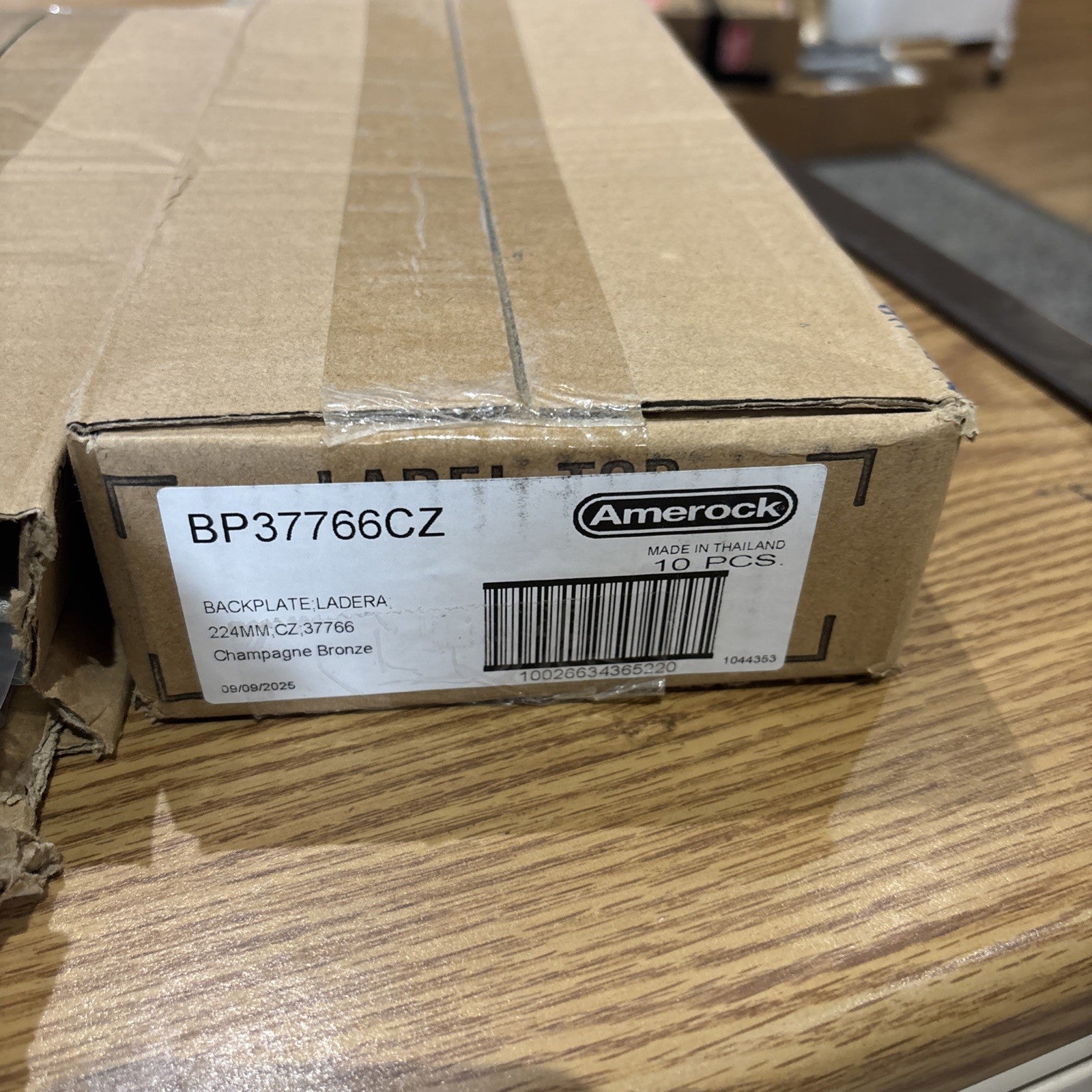 10x Amerock Champagne Bronze 224 Mm Backplate BP37766cz