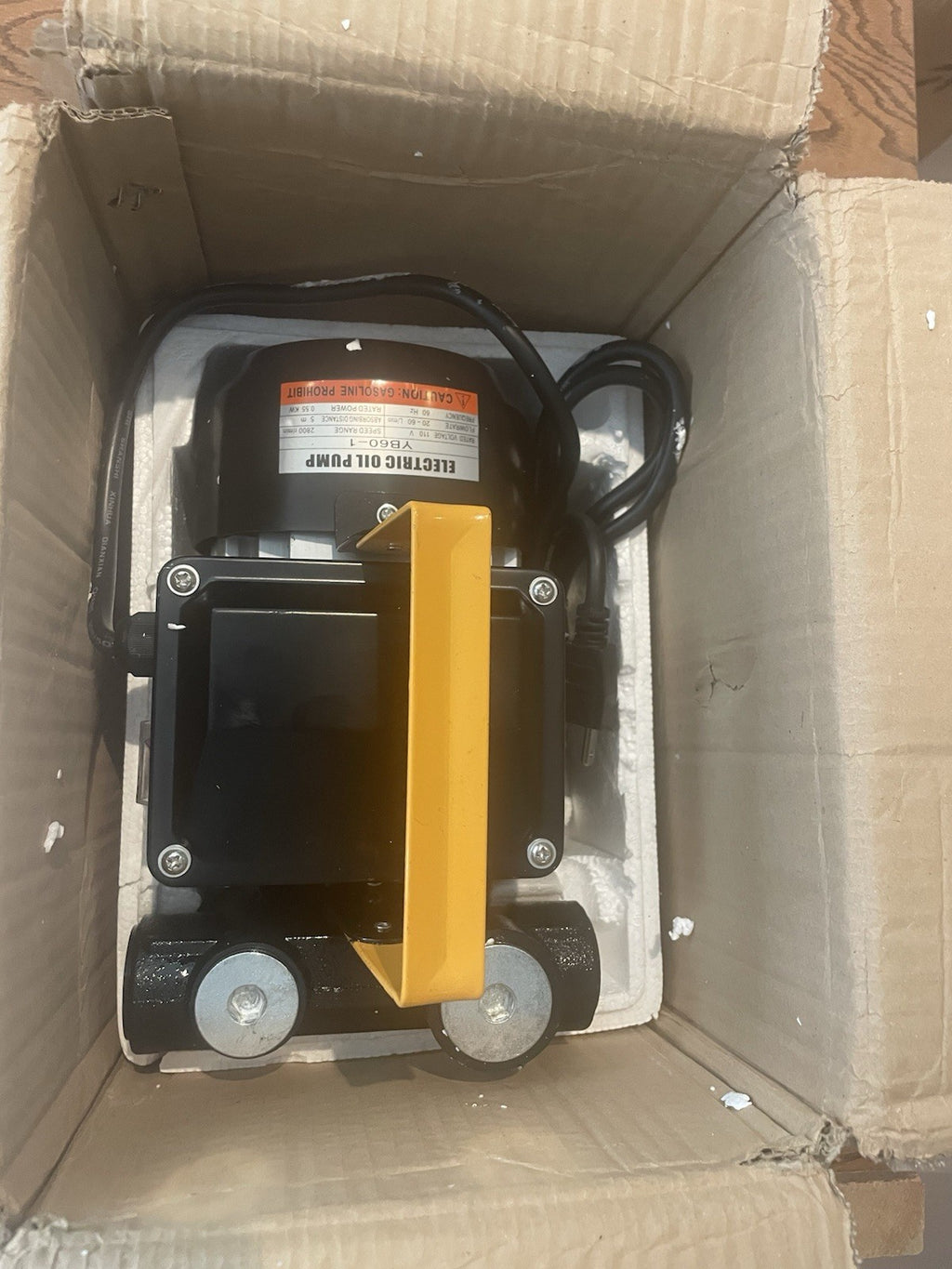 Electric Diesel Oil Fuel Transfer Pump Self-Priming Pume with Hose Nozzle Kit
