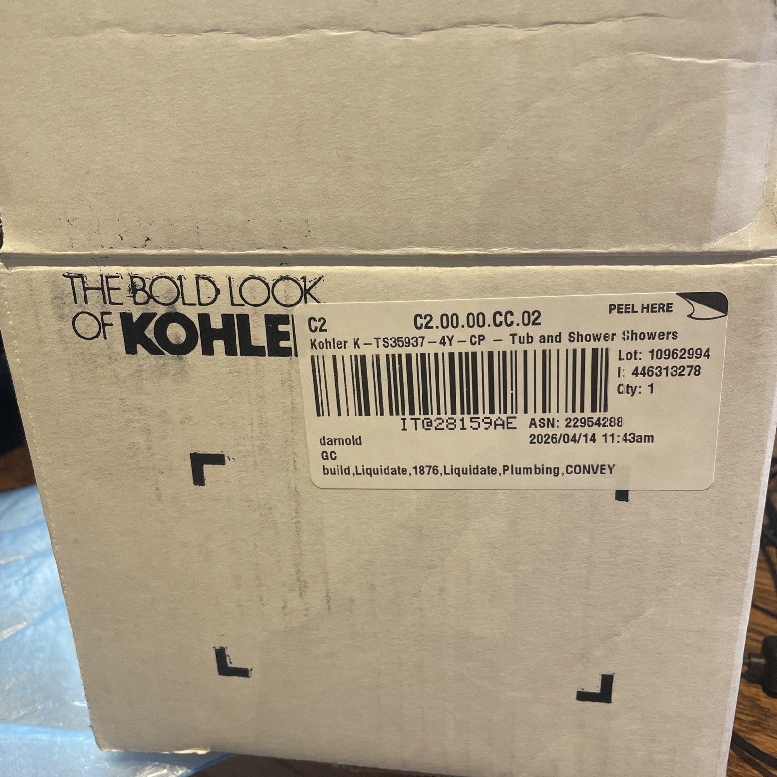 Kohler K-TS35937-4Y-CP Pitch Rite-Temp Bath and Shower Trim Kit  Polish Chrome