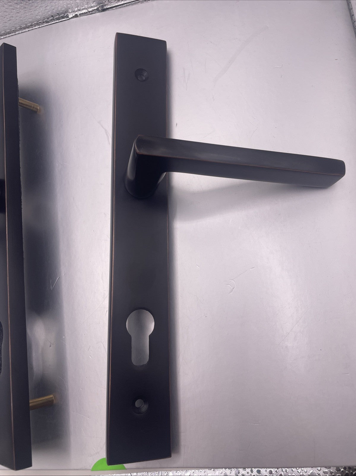 EMTEK  15A1-US10B Keyed Passage Dumont LEVER - Oil Rubbed Bronze