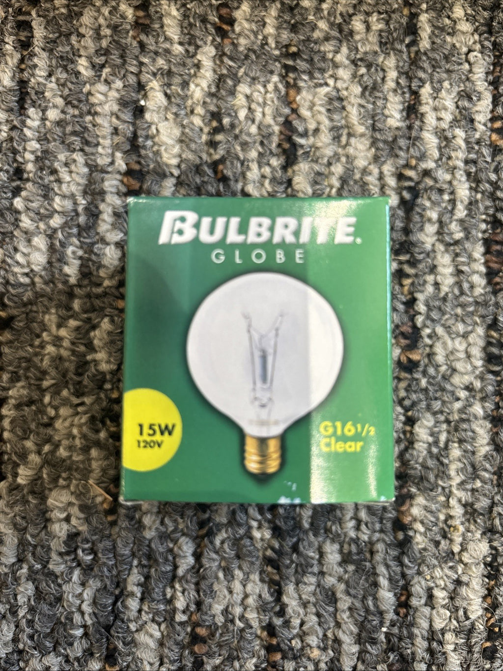 Lot Of 25 Bulbrite Globe Light Bulb 391115 G16 15 Watts 2700k 120v 15G16CL2