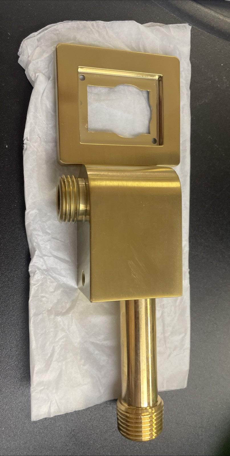 Kohler K-98350-2MB Awaken Wall Supply Elbow - Vibrant Brushed Moderne Brass