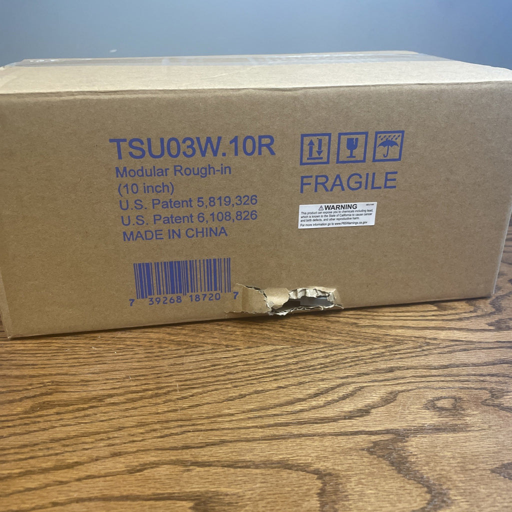 TOTO TSU03W.12R Modular Rough-in Kit PVC Gray 12in Toilet Mounting Hardware