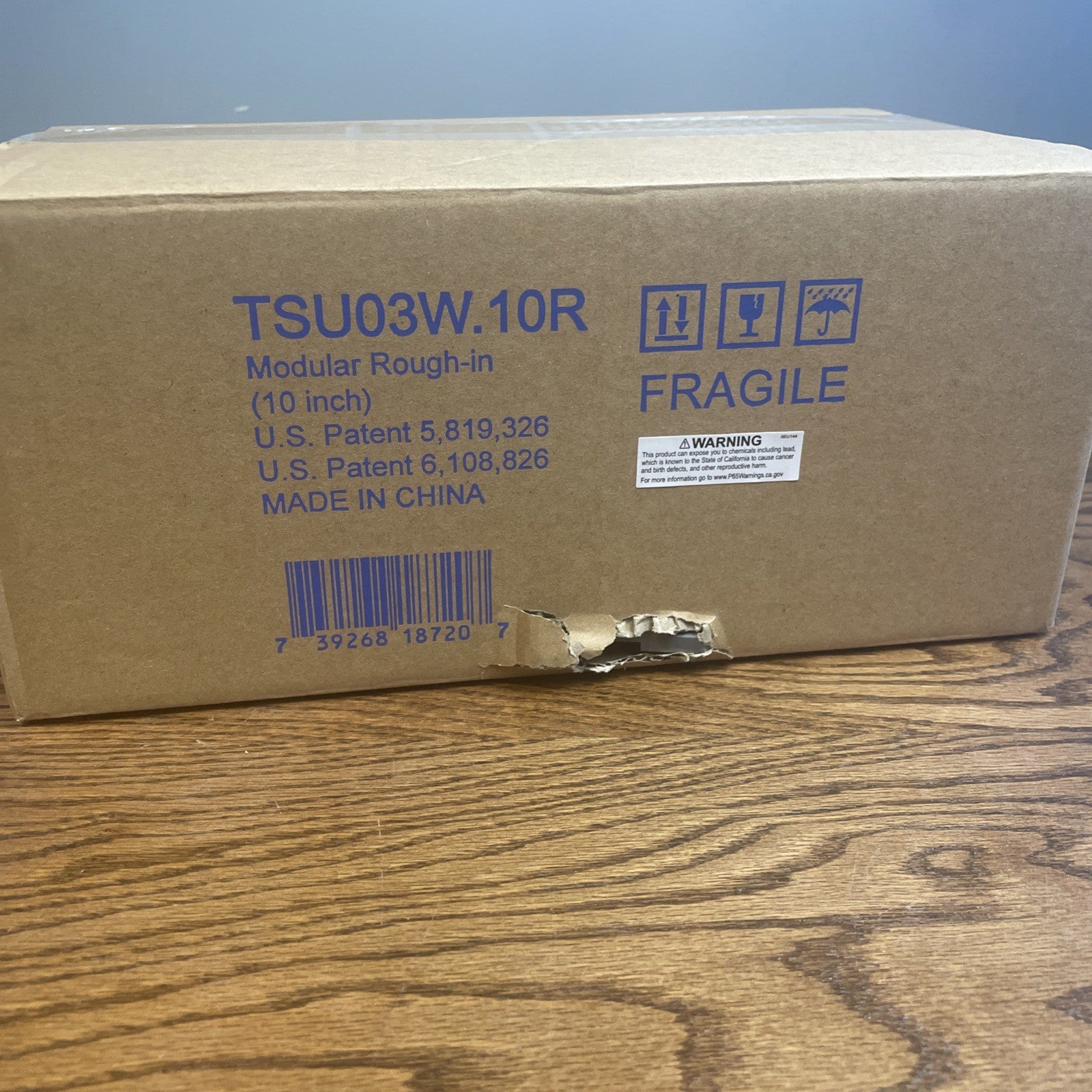 TOTO TSU03W.12R Modular Rough-in Kit PVC Gray 12in Toilet Mounting Hardware