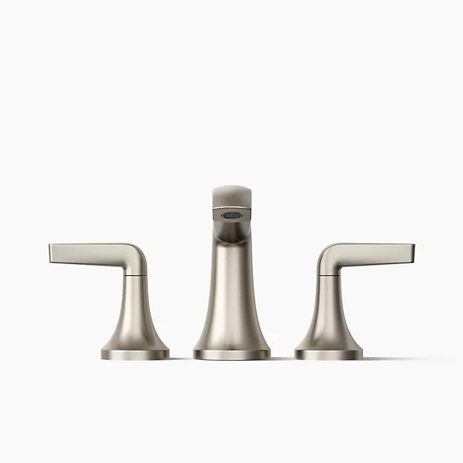 Kohler Tempered T22024-4-BN Deck Mounted Roman Tub Filler in Brushed Nickel