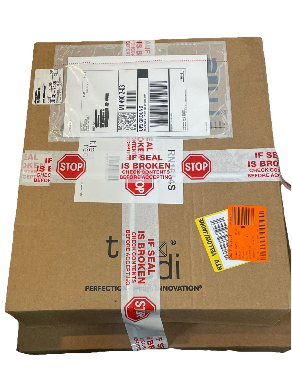 Tile Redi Redi‑Niche 16x34 Triple Shower Niche Set Black - New!
