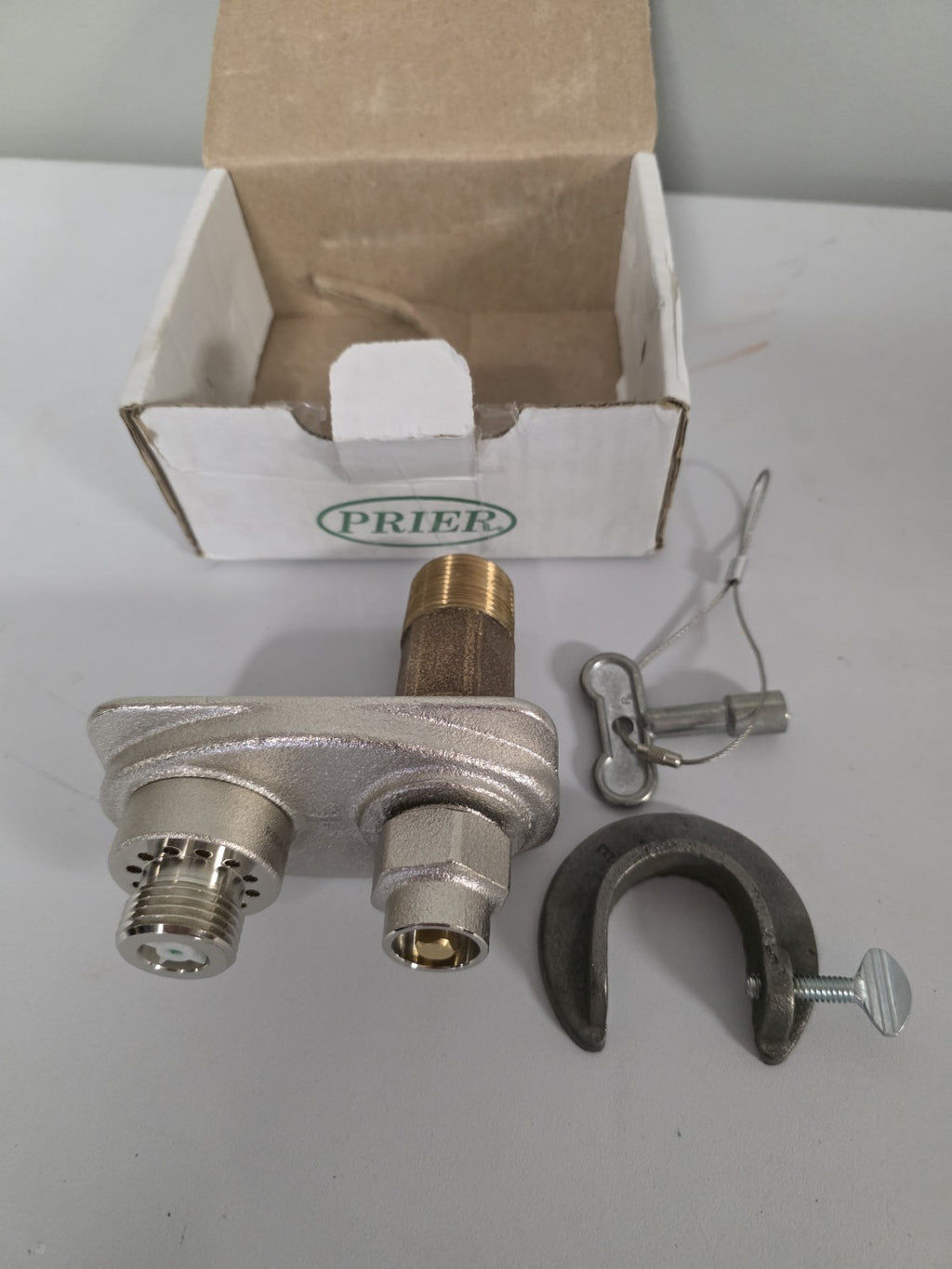 Prier Products C-633NCC Mild Climate Commercial Wall Hydrant Nickel Heavy
