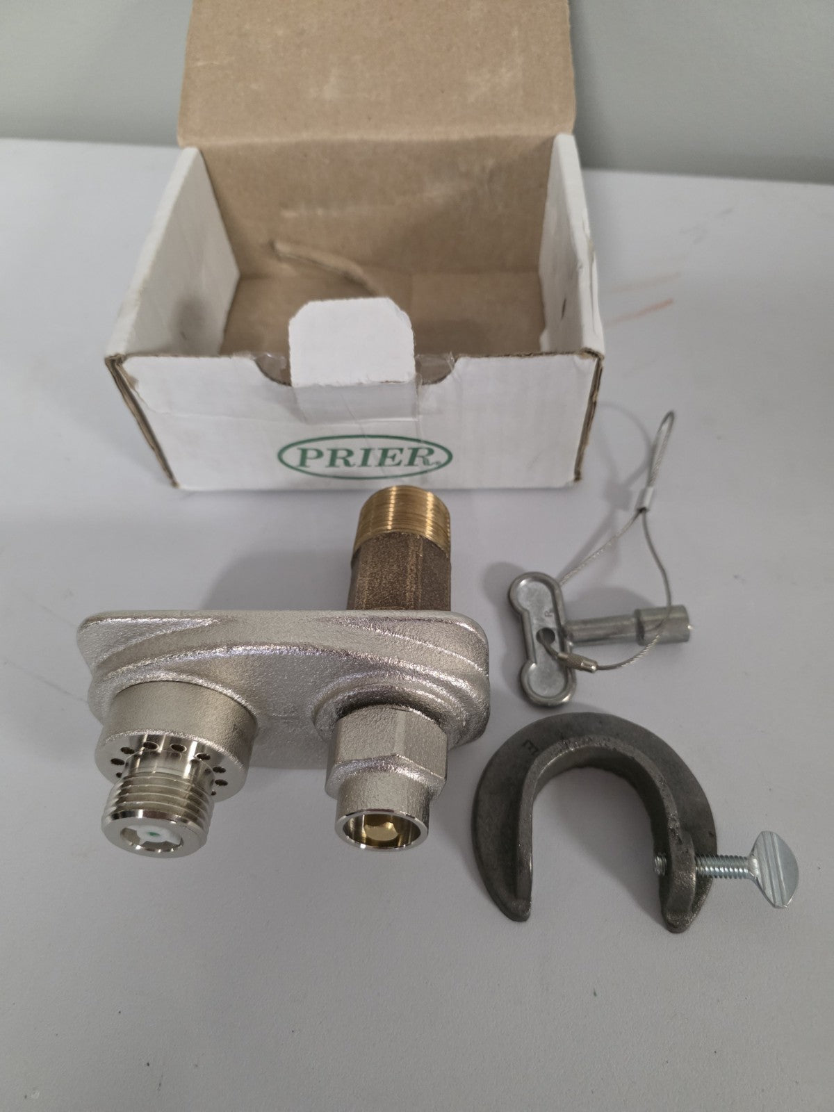 Prier Products C-633NCC Mild Climate Commercial Wall Hydrant Nickel Heavy