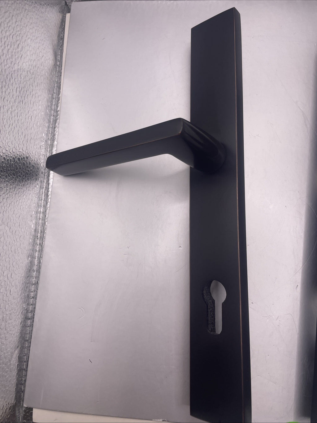 EMTEK  15A1-US10B Keyed Passage Dumont LEVER - Oil Rubbed Bronze