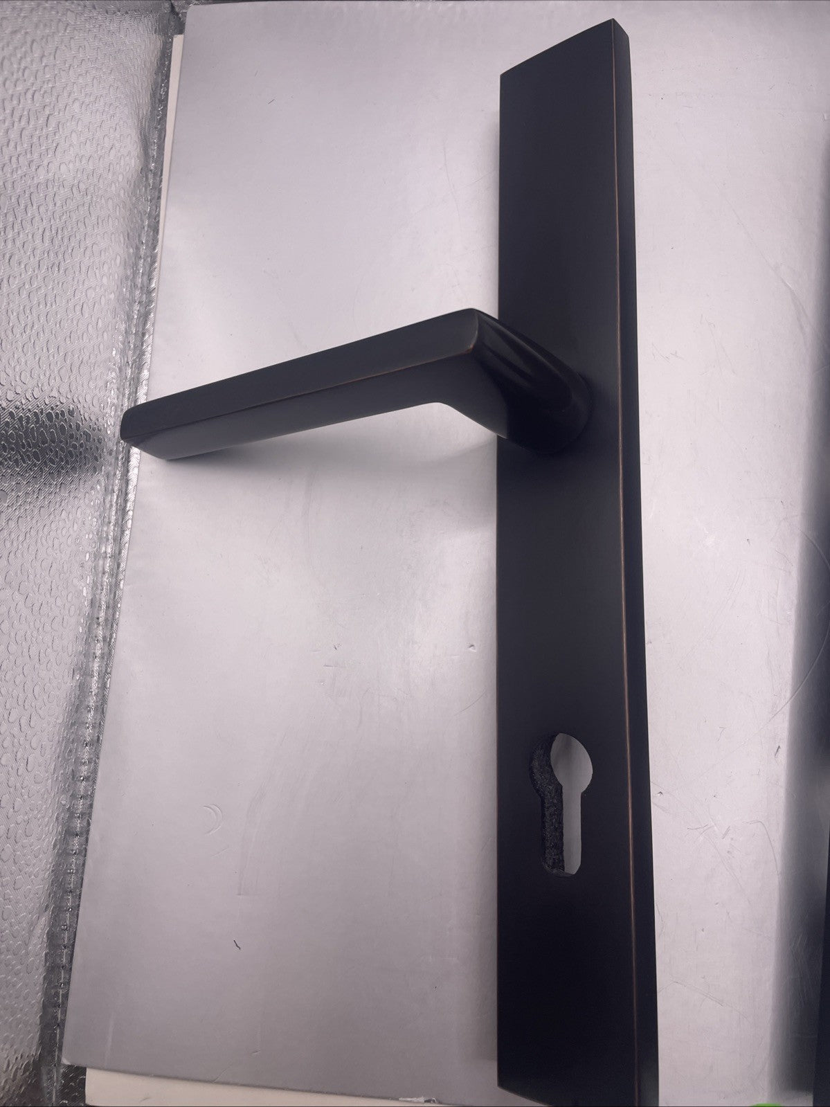 EMTEK  15A1-US10B Keyed Passage Dumont LEVER - Oil Rubbed Bronze