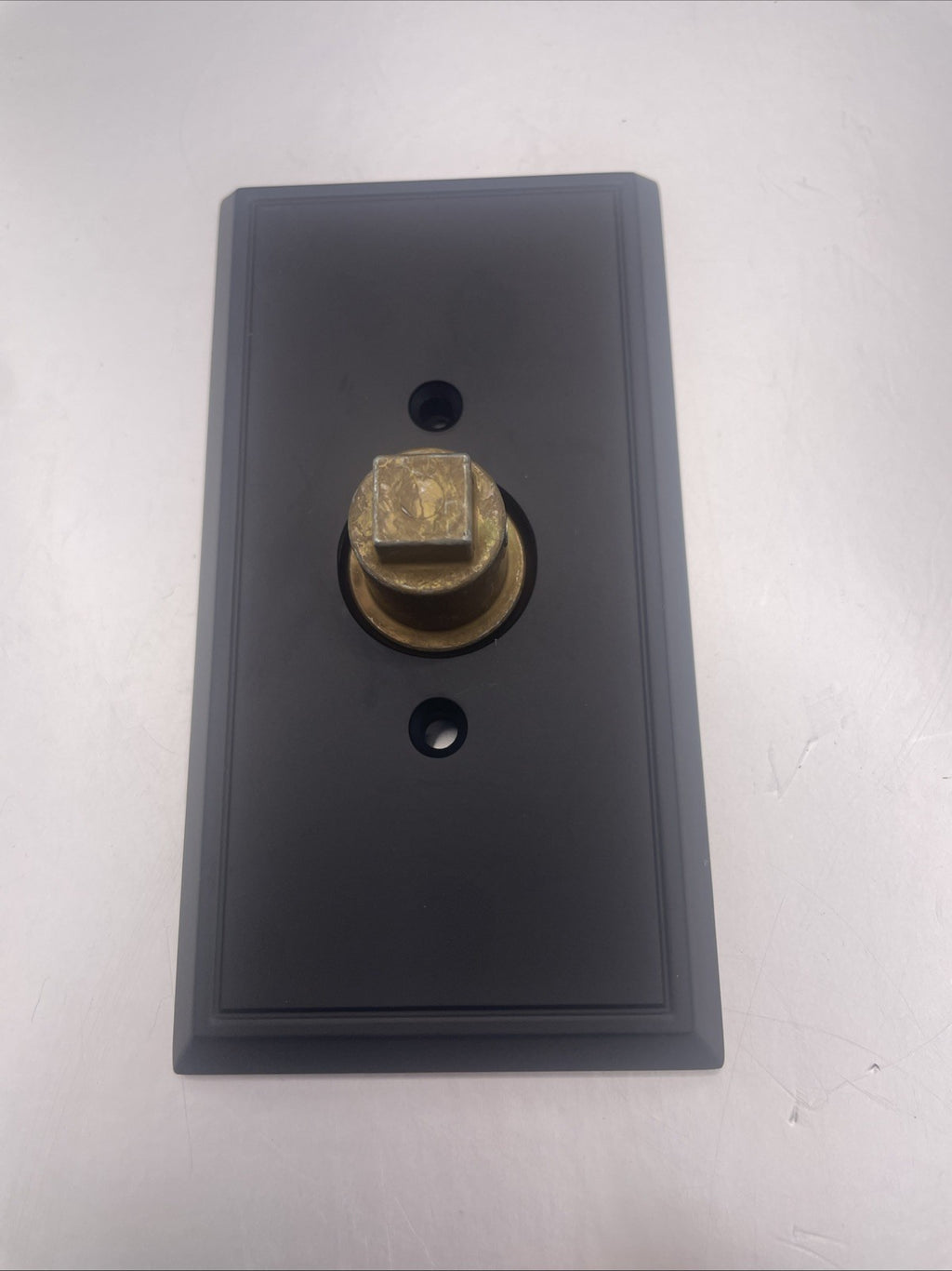 Baldwin HDDUNHFR190 Dunsmoor Non-Turning One-Sided Dummy Door Lever, Satin Black