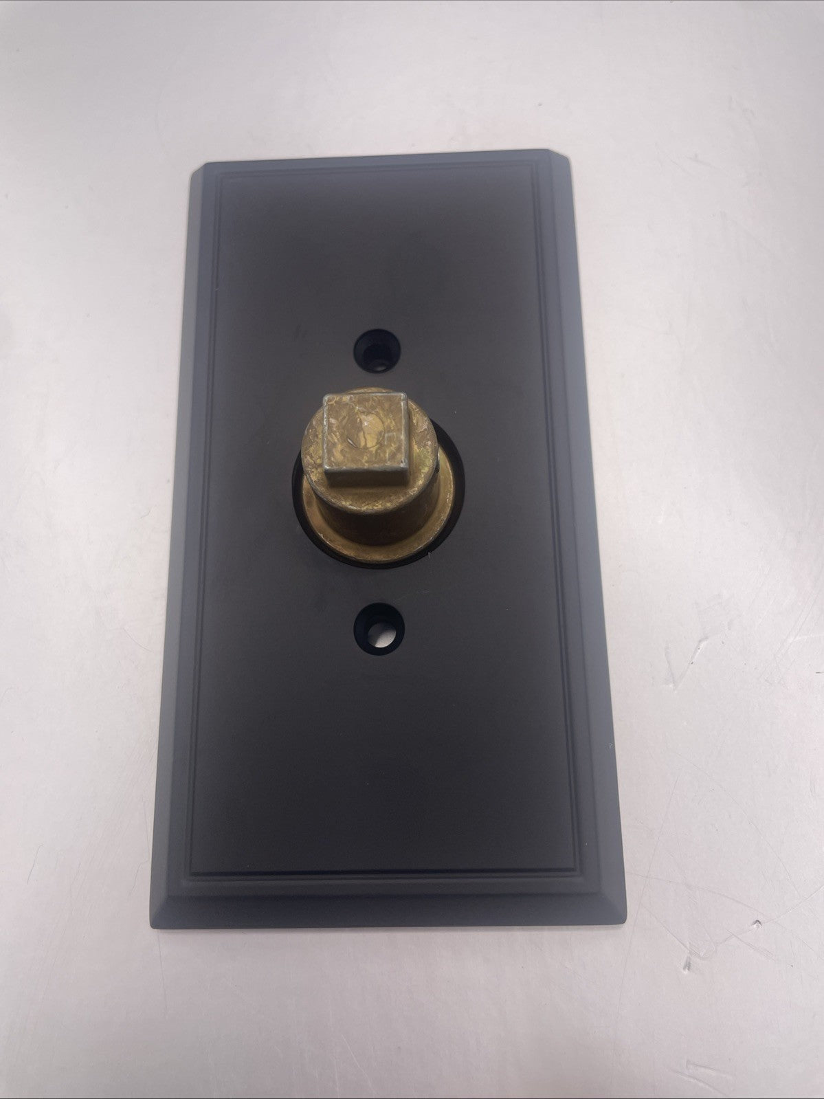 Baldwin HDDUNHFR190 Dunsmoor Non-Turning One-Sided Dummy Door Lever, Satin Black