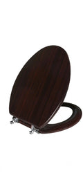 Jones Stephens C2B1E18CH  DARK BROWN W/PIANO FINISH Toilet Seat Solid Oak 