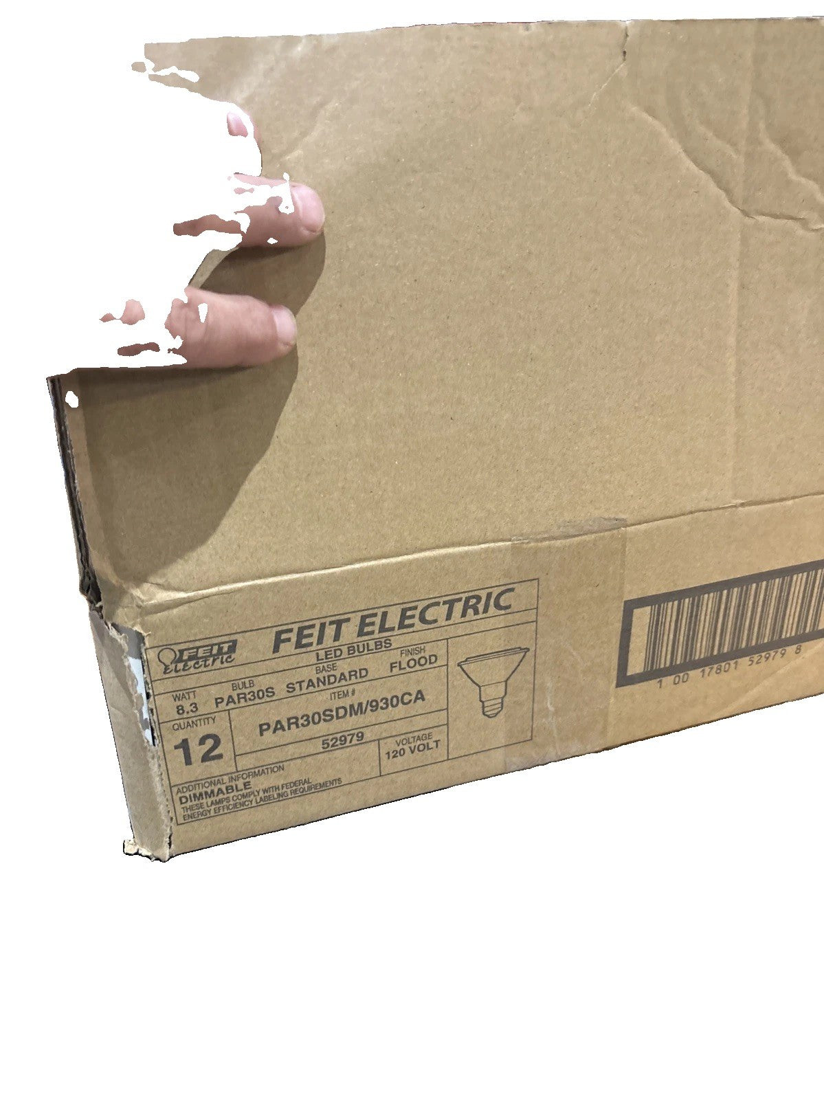 12 New  Feit Electric PAR30 75W Equivalent LED Light Bulbs Dimmable 3000K Bright