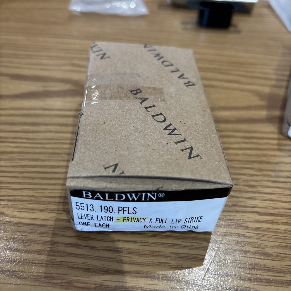 Baldwin 5513.190 PFLS Latch Black