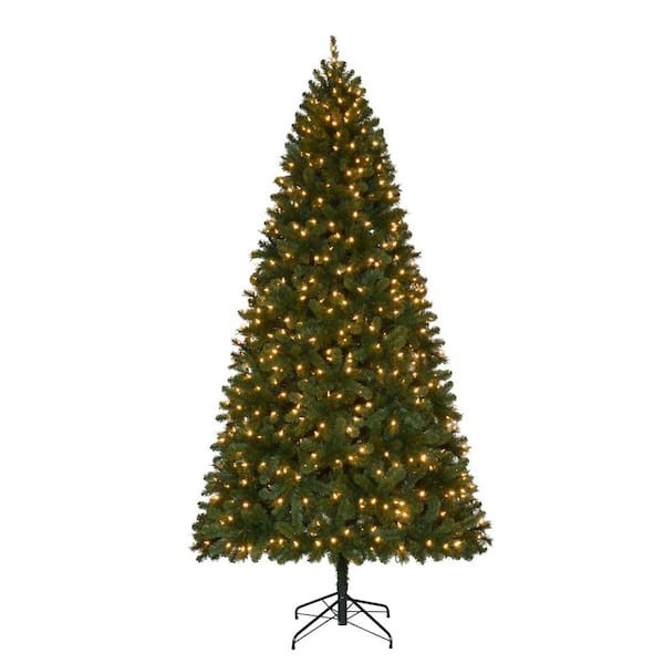 NEW Home Accents 9 ft. PreLit LED Wesley Pine Artificial Christmas Tree Open box