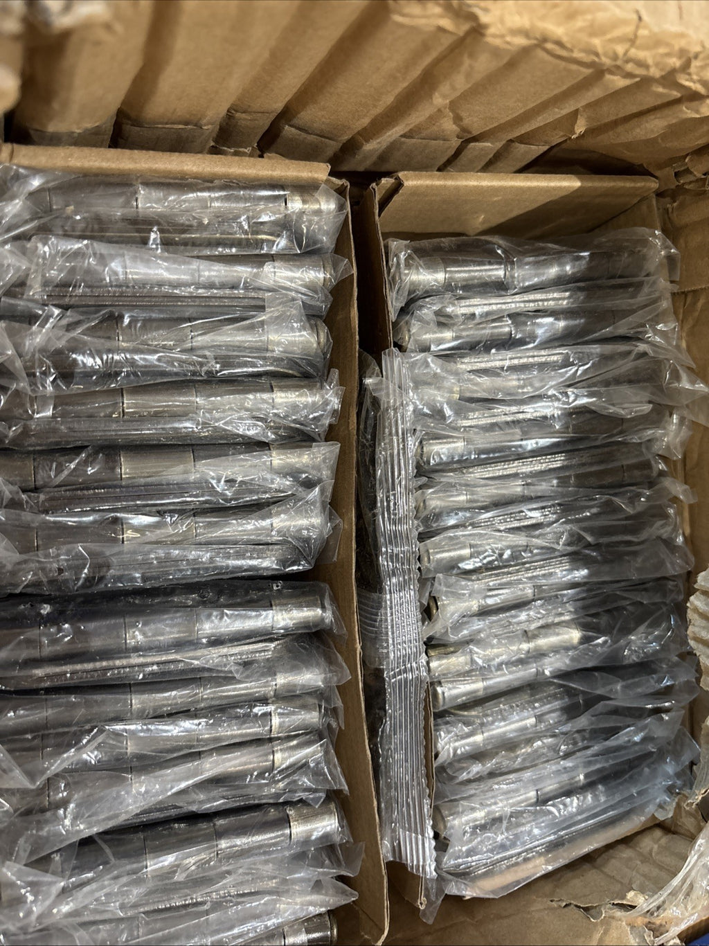Box Of 50! GlideRite 3.5 Antique Brass Door Hinges 5/8" Radius Hinge 3558-AB-1