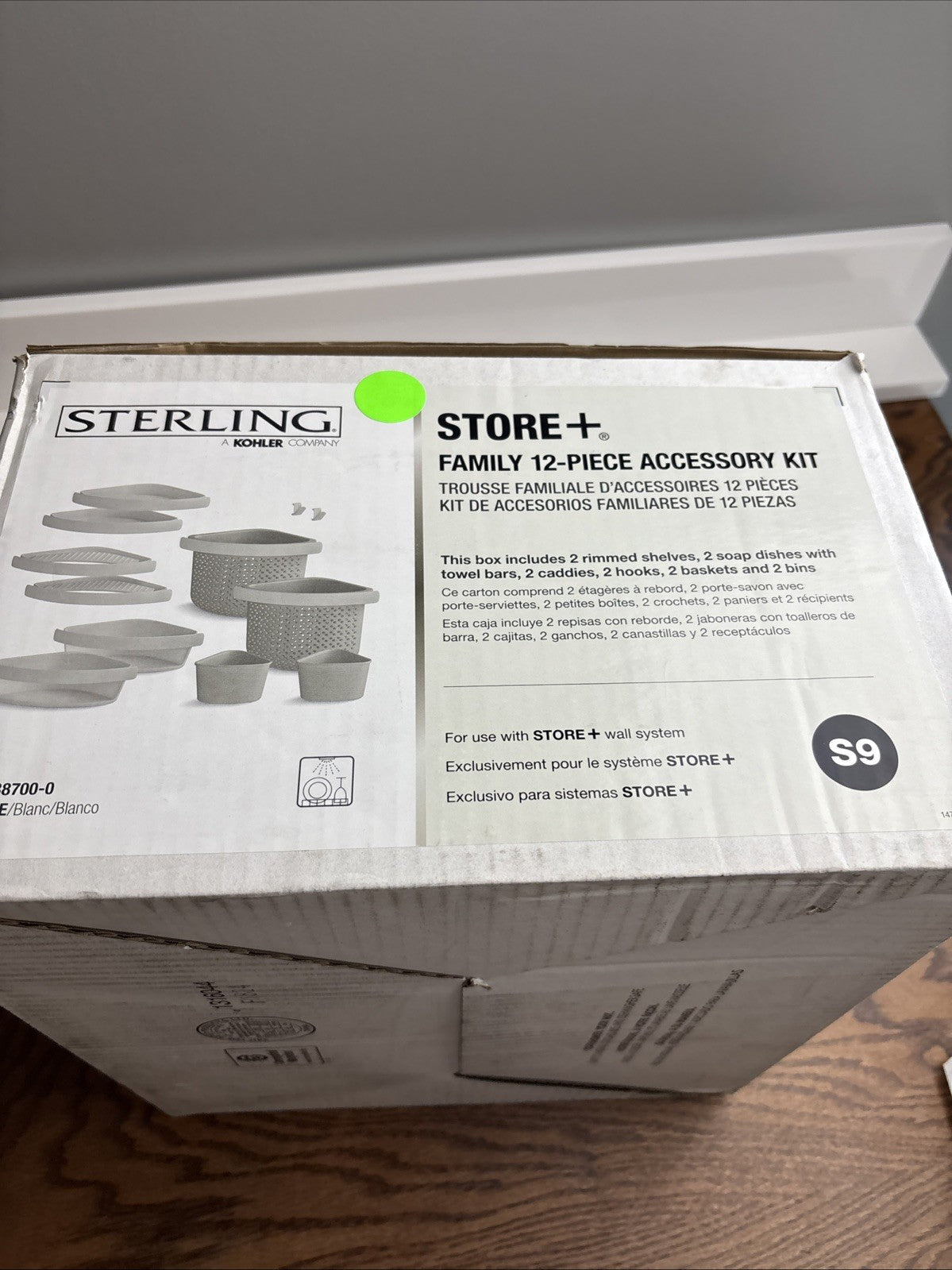 Sterling 880287000 Store+ Basic Shelf Kit - White (10 Piece)