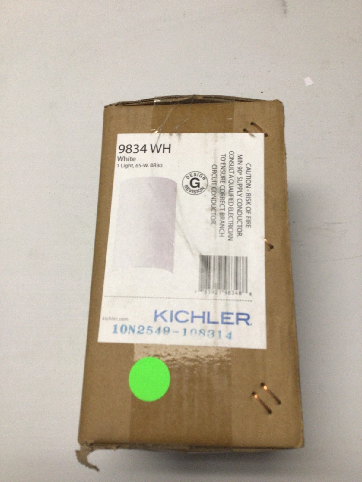 Kichler Lighting 9834WH Independence Outdoor Ceiling Light White