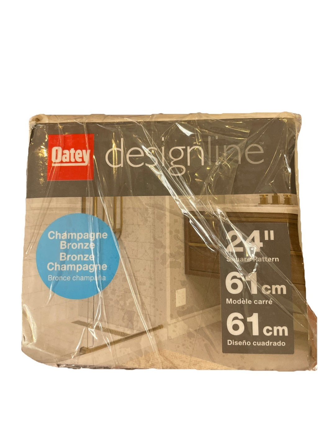 Oatey Designline 24”  Linear Shower Drain Champagne Bronze - *READ*