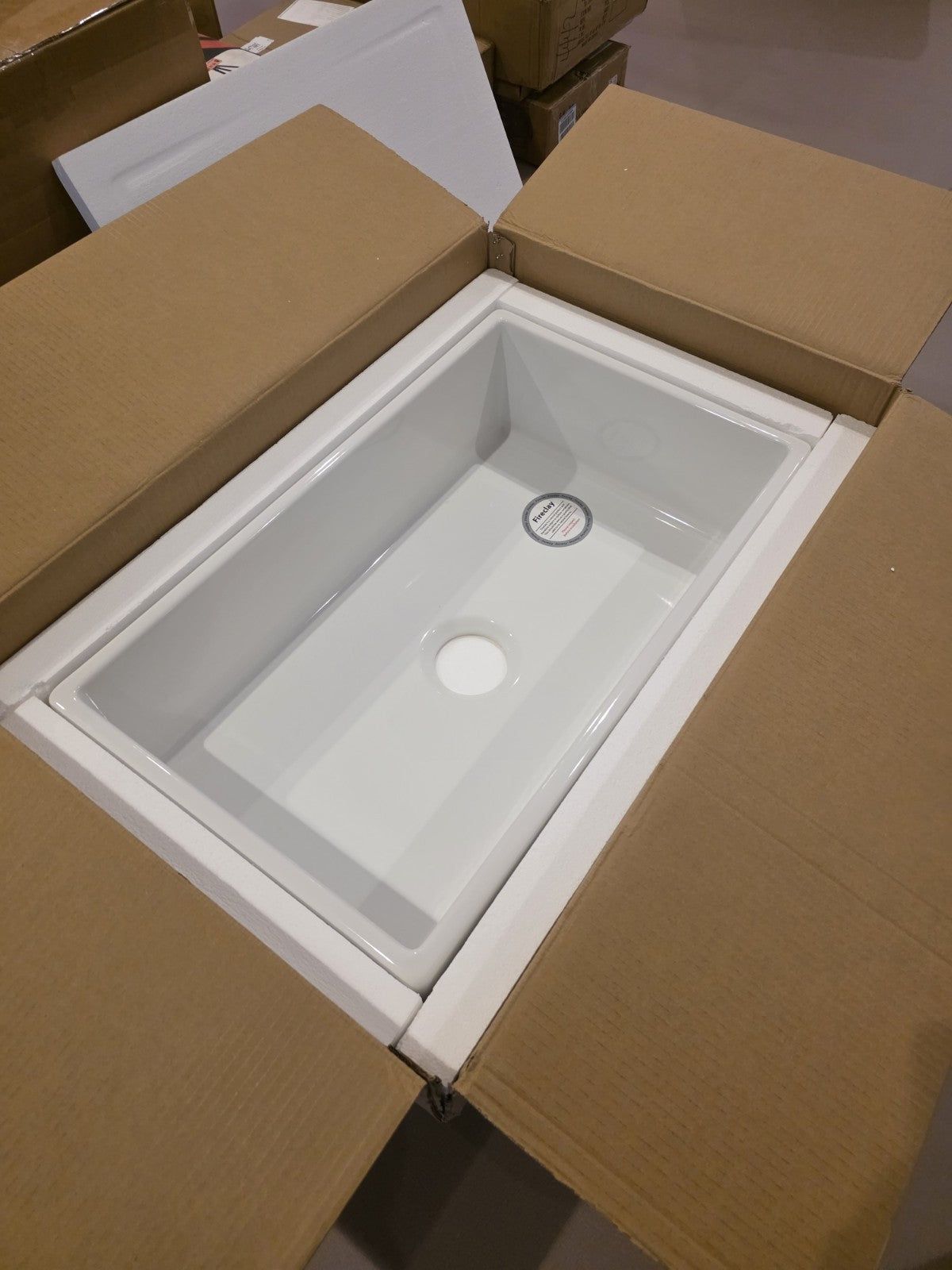 Thompson Traders Fireclay 30" Farmhouse Single Kitchen Sink