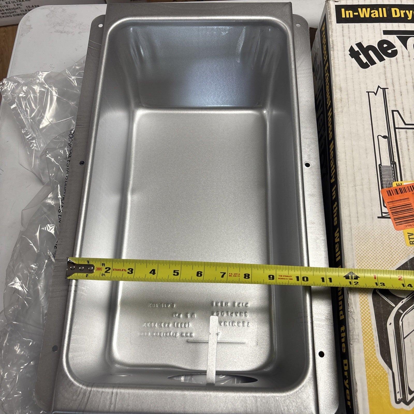 4.25 In. Dryer Box Metal Recess