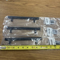 Lot Of 3 Emtek Select Bar Cabinet Pull Handles 6" C-C Black Knurled US19