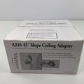 Minka Aire A245 45 Degree Sloped Ceiling Adapter Brushed Nickel