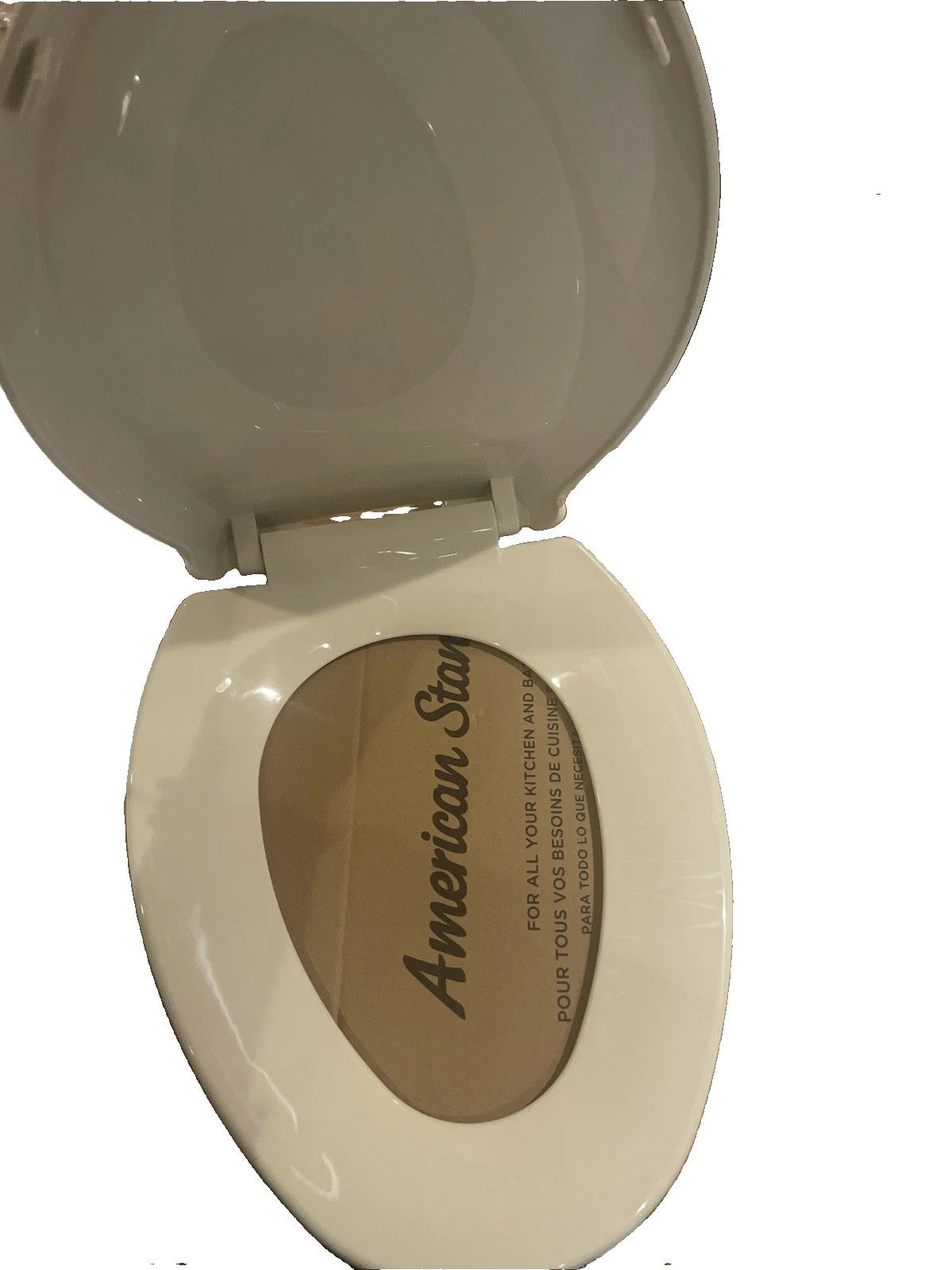 American Standard 5257A65MT.021 Cardiff Elongated Closed Front Toilet Seat, Bone