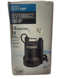 Everbilt  1/6 HP Utility Sump Pump 1680 GPH Plastic Submersible SUP54-HD