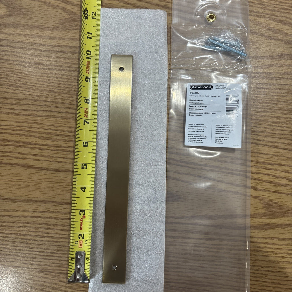 10x Amerock Champagne Bronze 224 Mm Backplate BP37766cz