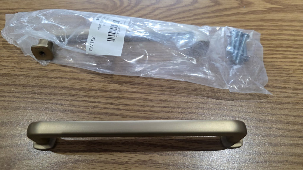 Emtek 86636US4 6 In. Center to Center Westridge Cabinet Pull - Satin Brass - 2x