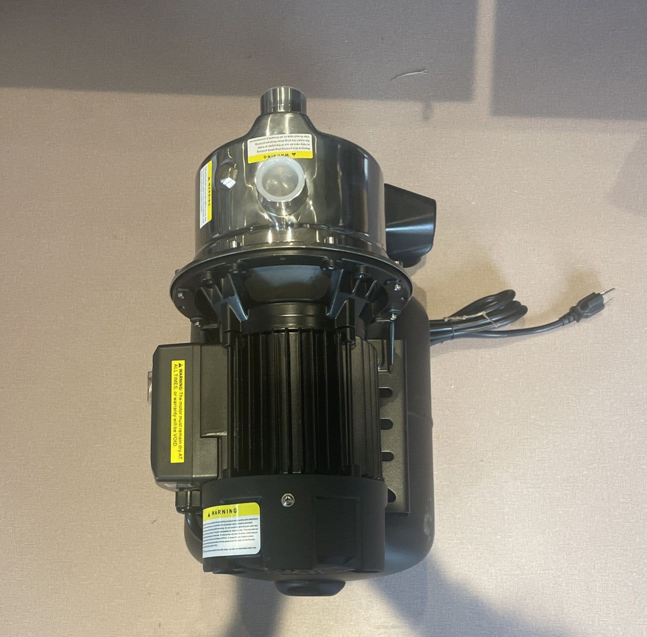 1320GPH Shallow Well Pump Stainless Steel Pump With Pressure Tank 1.6HP 115V