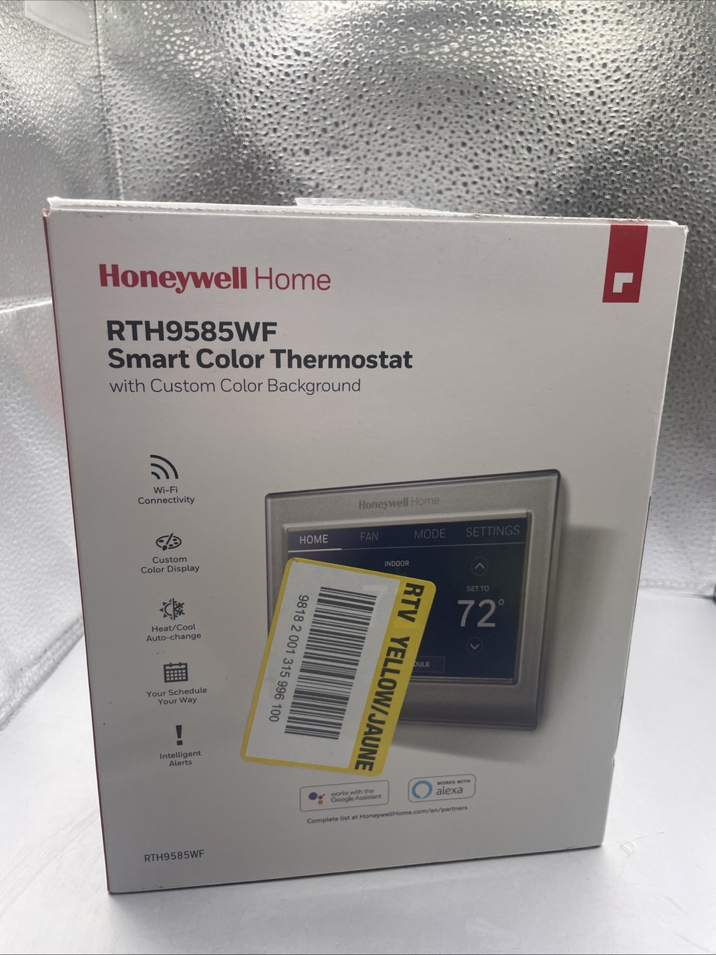Honeywell Home Wi-Fi Smart Color Thermostat RTH9585WF