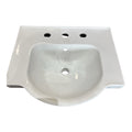 Kohler K-5247-8-0 Veer 21" Pedestal Bathroom Sink With Three Holes- Sink Only