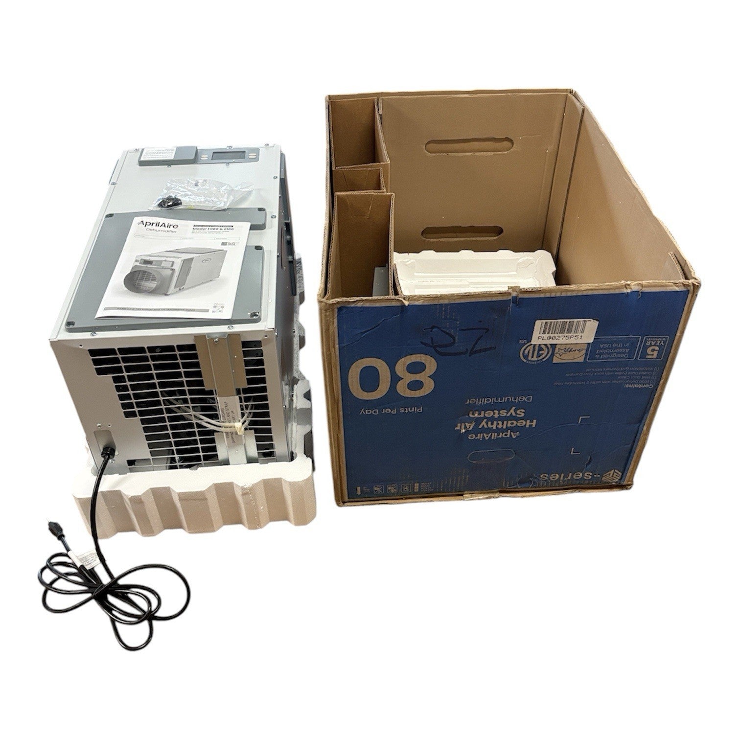 AprilAire E080W Dehumidifier Wi-Fi 80 PPD Whole Home Crawl Space Basements E080W