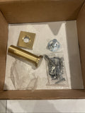 EMT - 386807 - Small Square Hook in Satin Brass