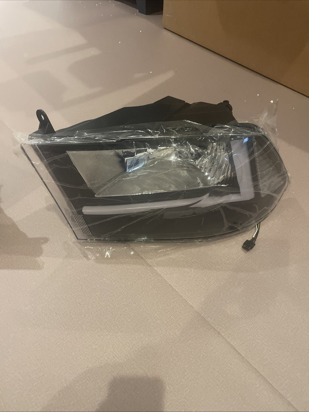 DimFlux LED DRL Headlight Assembly, Fit 2009-2018 Dodge Ram 1500/10