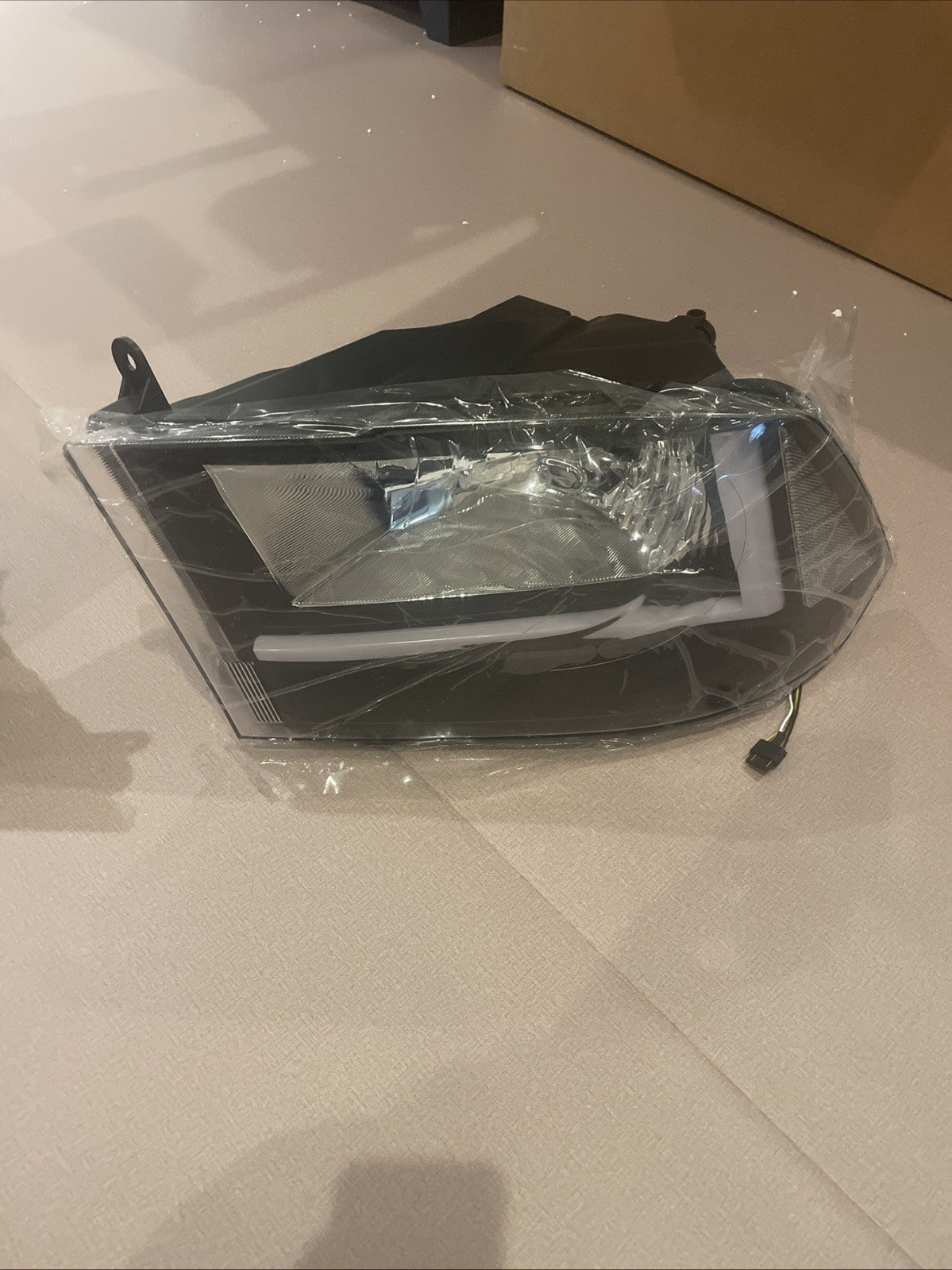 DimFlux LED DRL Headlight Assembly, Fit 2009-2018 Dodge Ram 1500/10