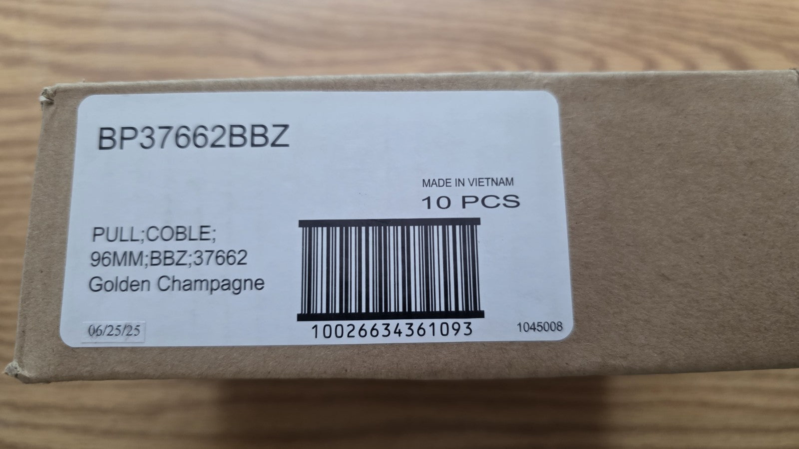 Amerock Coble 3-3/4" Golden Champagne Cabinet Pull BP37662BBZ Box Of 10