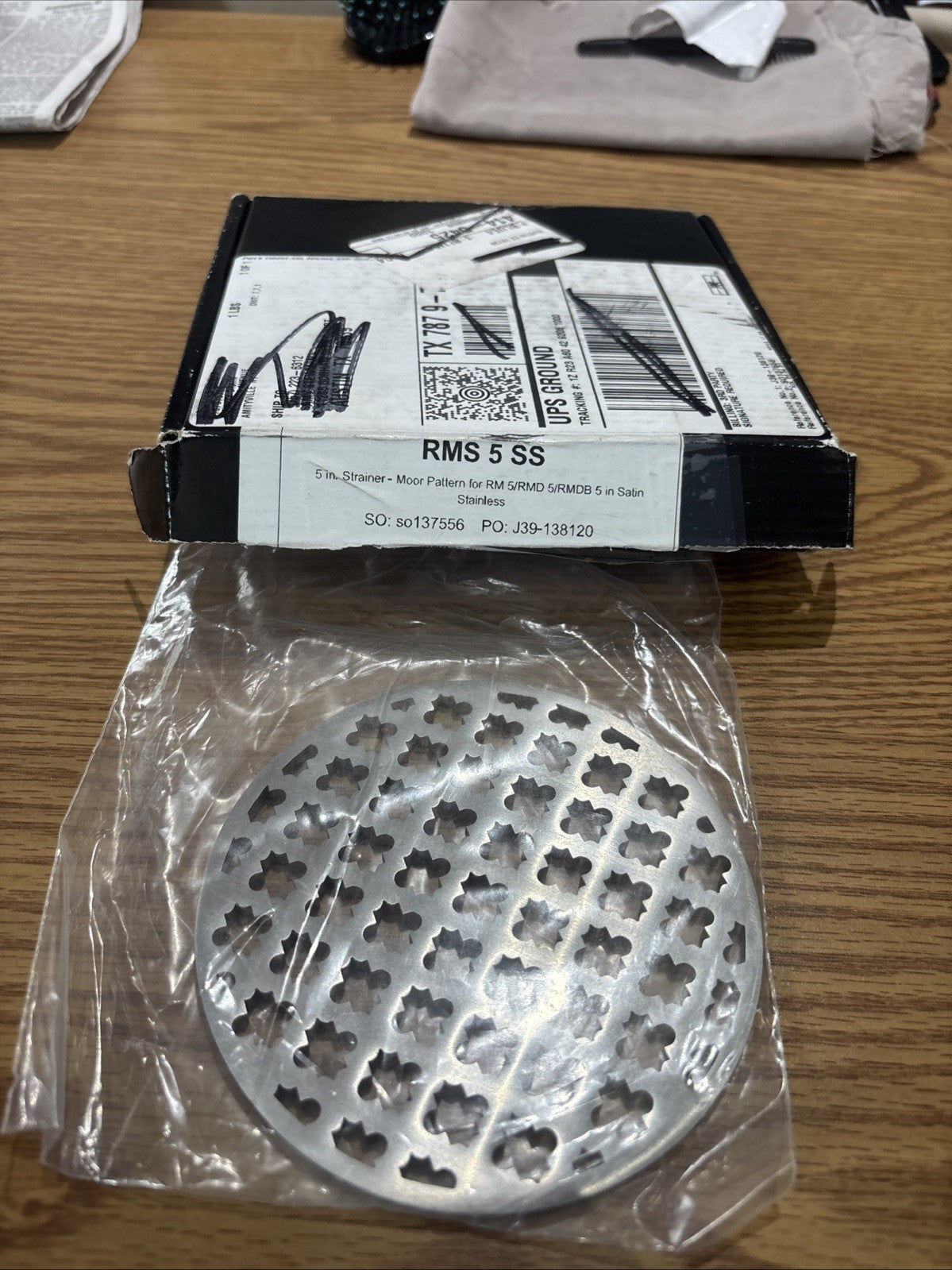 Infinity Drain RMS 5 SS Stainless Drain Strainer 5 Inch Round