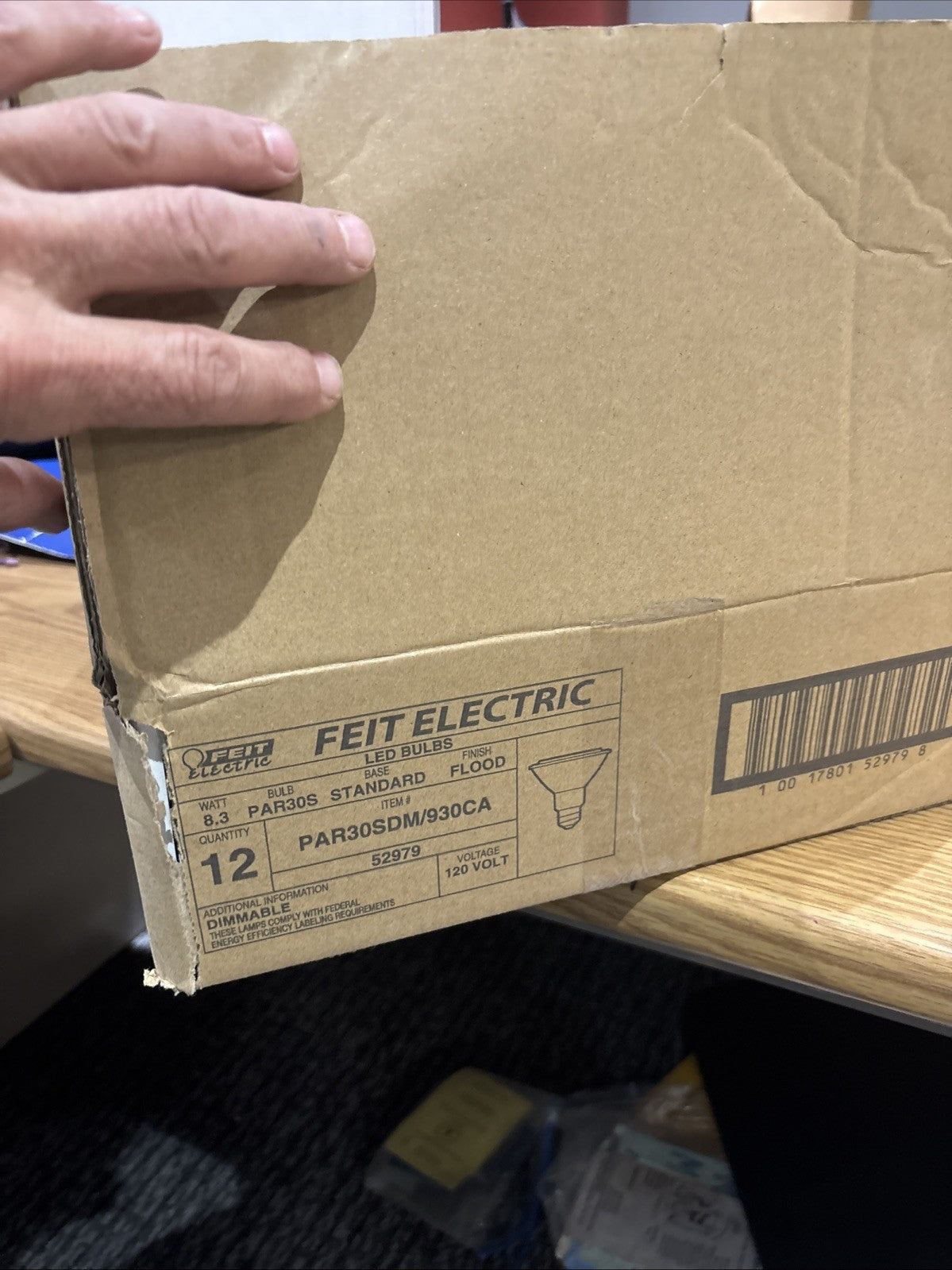 12 New  Feit Electric PAR30 75W Equivalent LED Light Bulbs Dimmable 3000K Bright