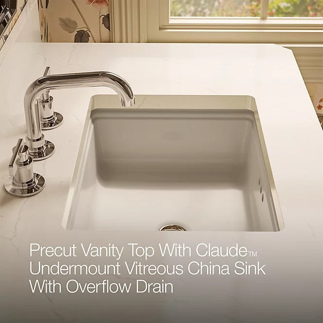 Kohler 39307-0 36'' Claude by Studio McGee Vanity White Finish Quartz Top